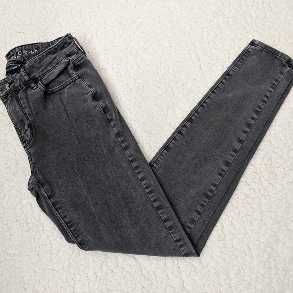 Gray American Eagle Jeggings